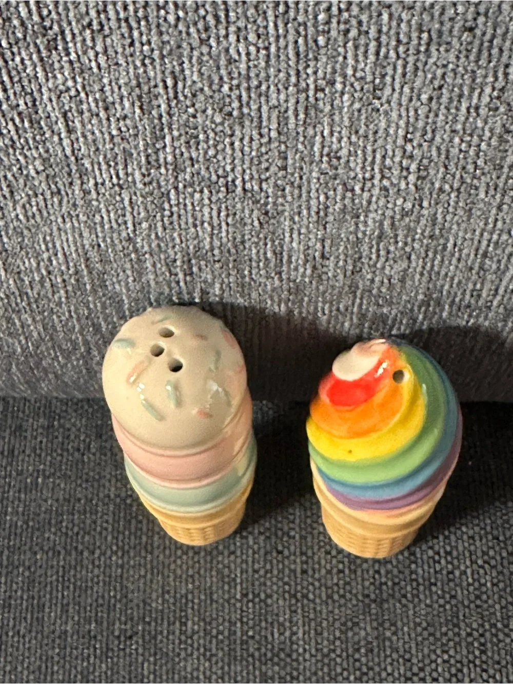 Ice Cream Cones Salt & Pepper Shakers